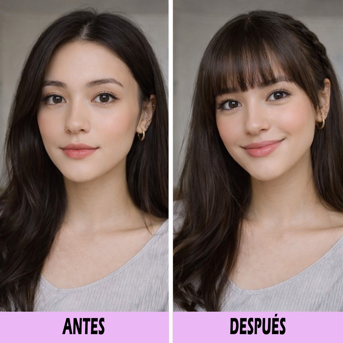 Magic Bangs™ – Flequillo Natural con Diadema Invisible