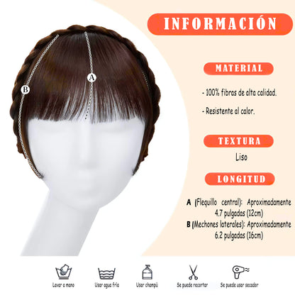 Magic Bangs™ – Flequillo Natural con Diadema Invisible